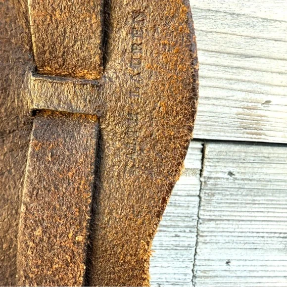 Ralph Lauren Brown and Silver Belt - Picture 3 of 6